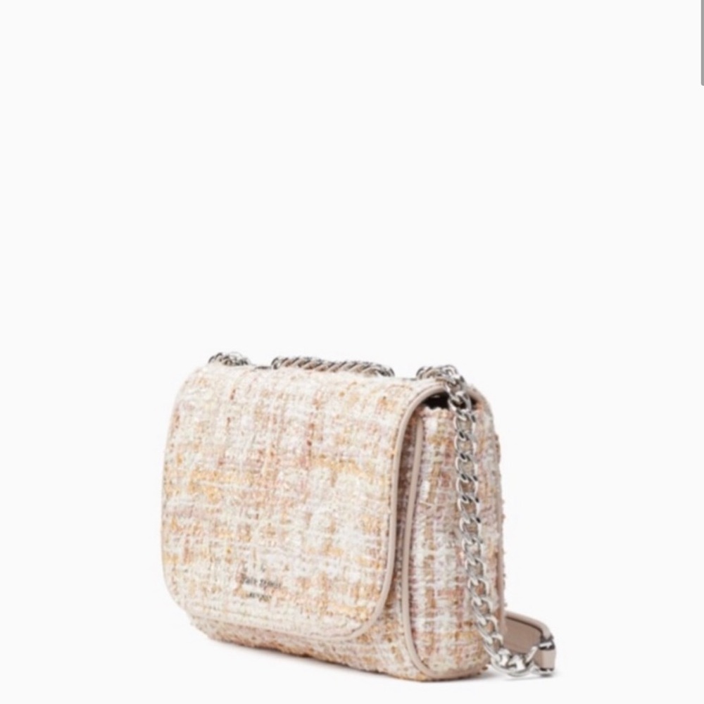 Kate Spade Briar Lane Quilted Tweed Mini Emelyn